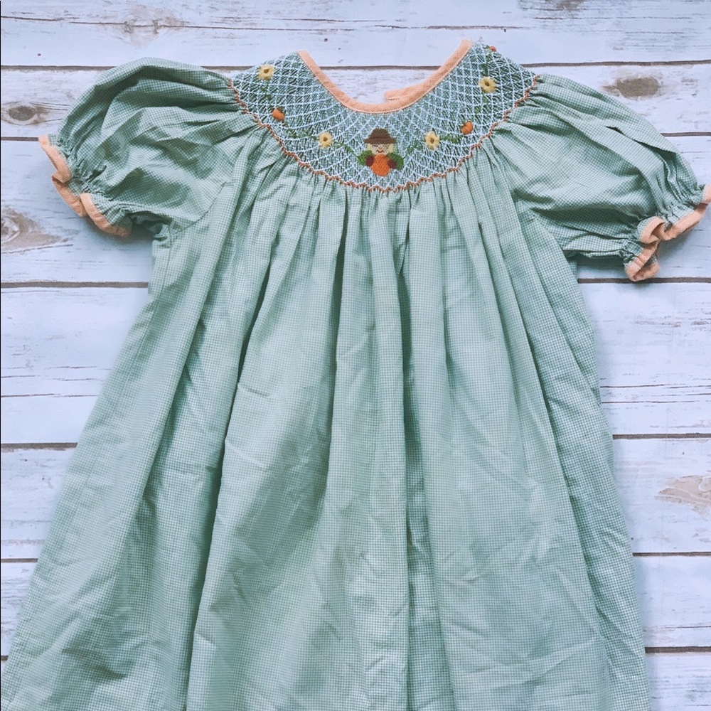 Smocked Dress for Fall